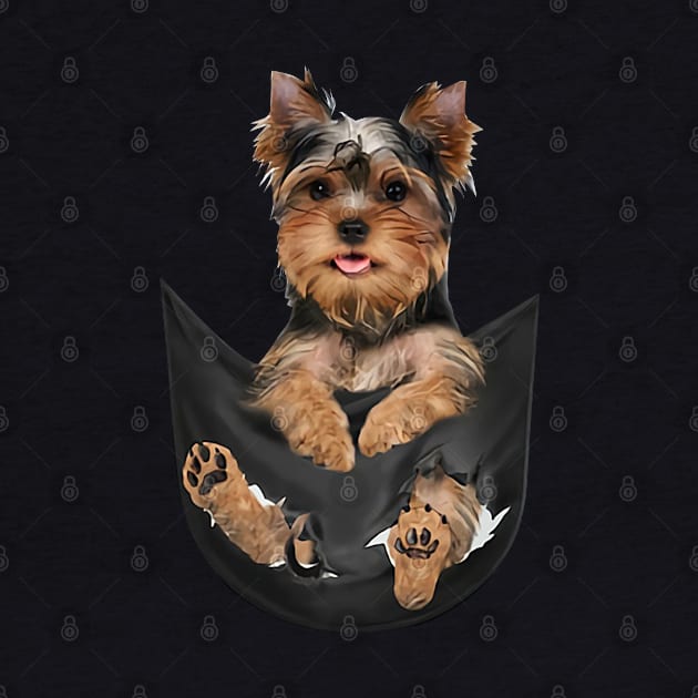 yorkshire terrier dog by designathome